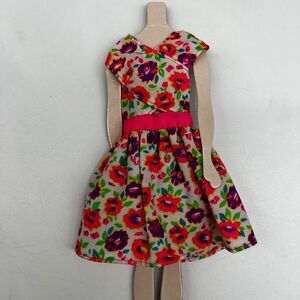 Barbie Floral Dress‎ Great Weekend #1703 Fashions Neon Halter Top Vintage 1993